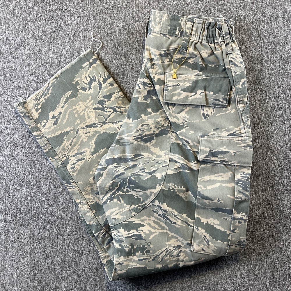 Men's Camo Cargo Pants Air Force Military 32x33 Grunge Punk‎ Skater Utility